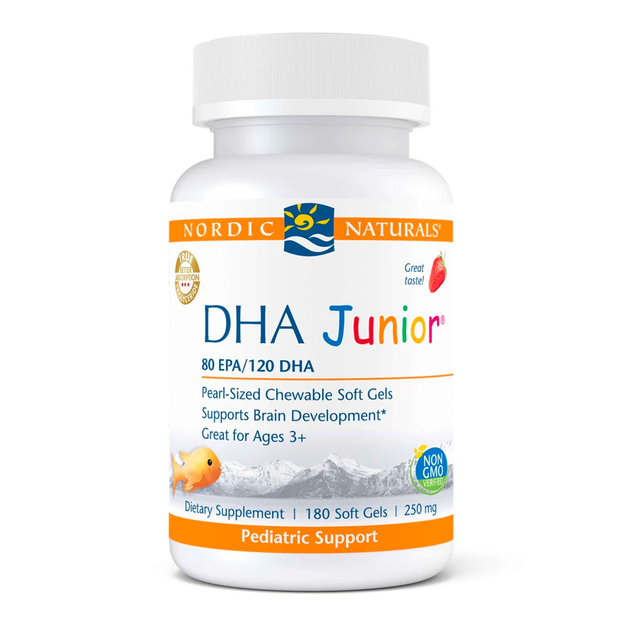 DHA Junior 180 Soft Gels by Nordic Naturals