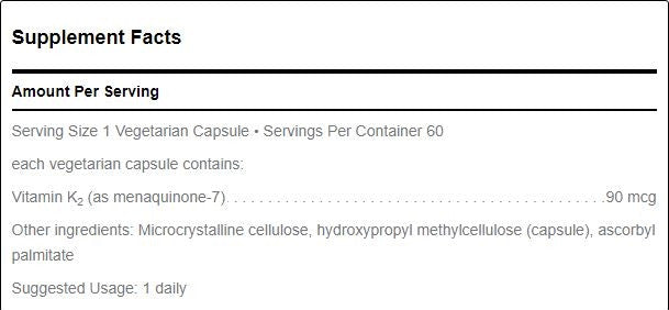 Vitamin K2 by Douglas Labs