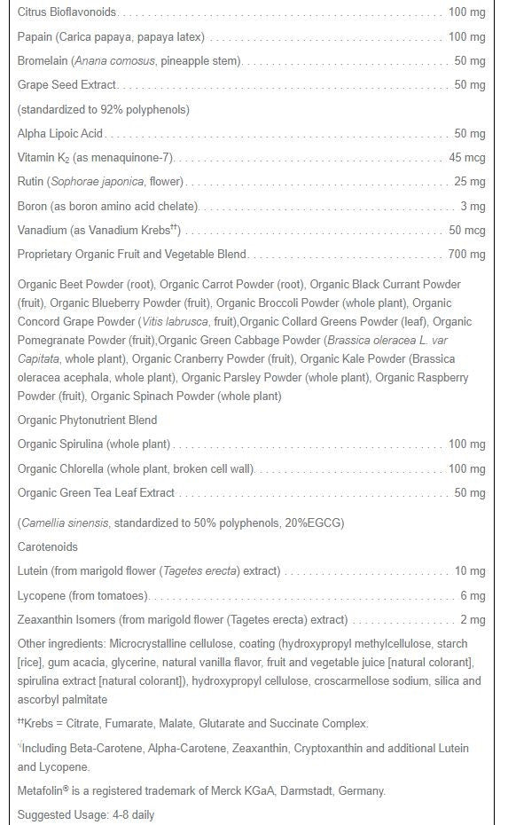 ULTRA PREVENTIVE EZ SWALLOW 240 capsules by Douglas Labs