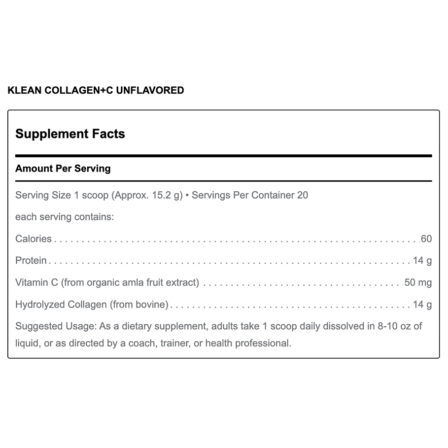 Klean Collagen+C (Unflavored) by Douglas Labs