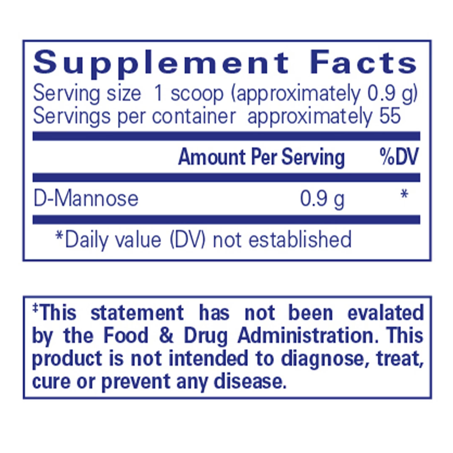 D-Mannose 100 grams by Pure Encapsulations