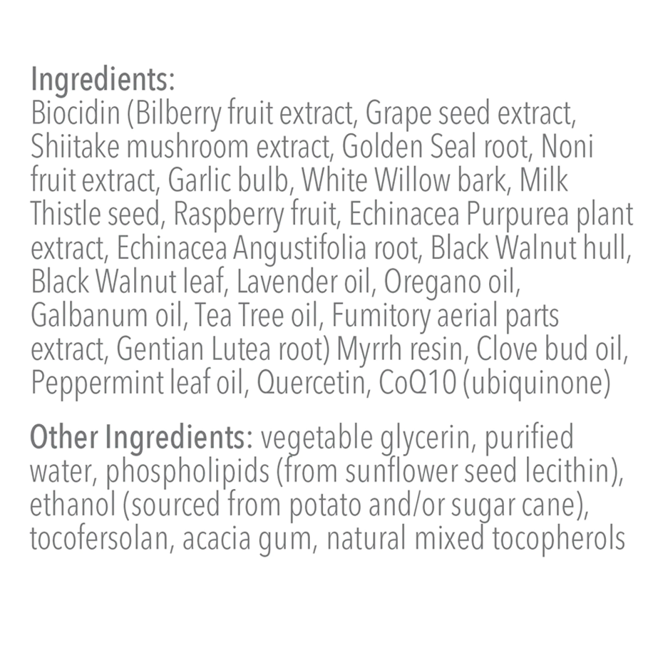 Dentalcidin LS (Liposomal Oral Care Solution) with Biocidin by Bio-Botanical Research
