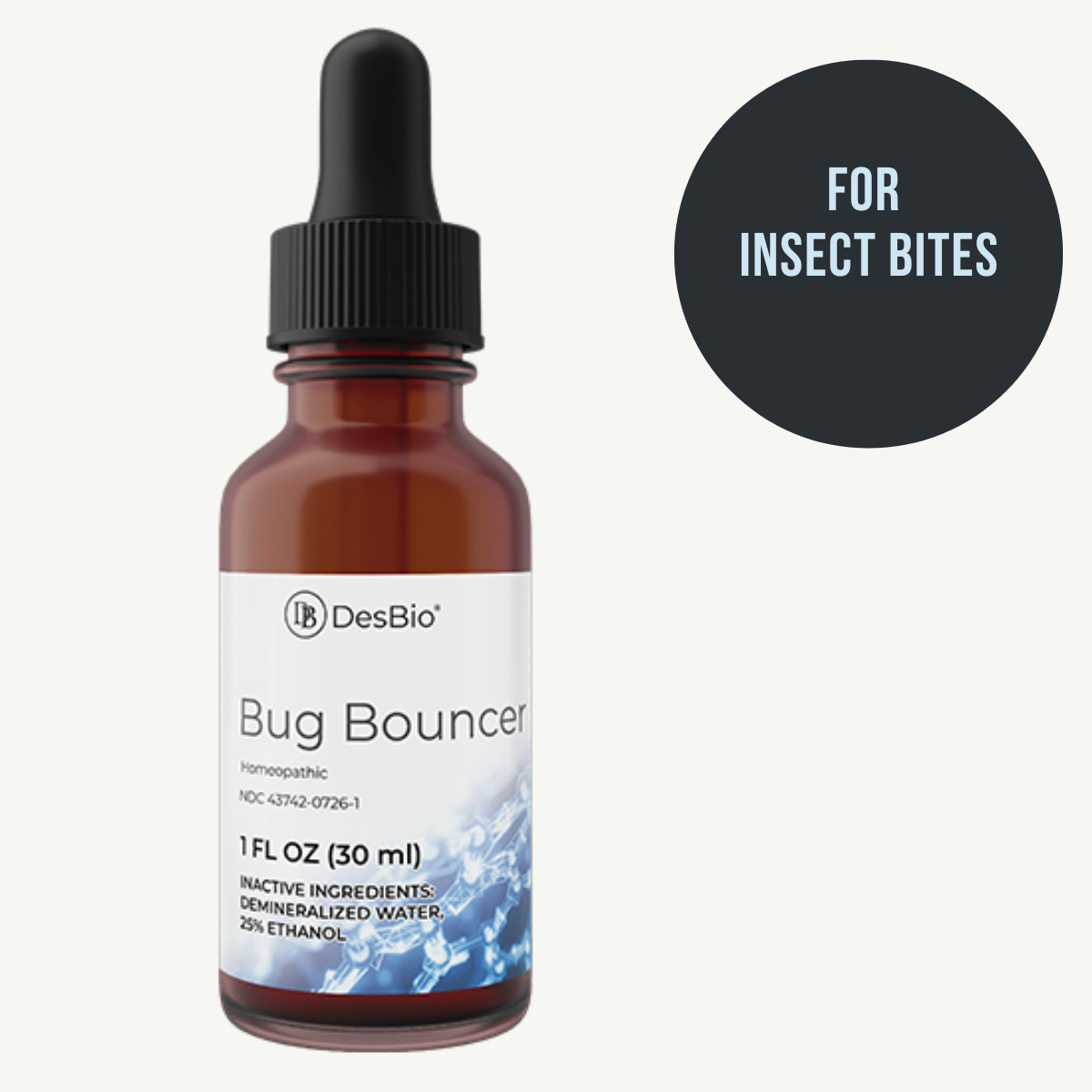 Bug Bouncer by DesBio  is for the temporary relief of symptoms due to insect bites such as skin irritation, redness, swelling, and itching.