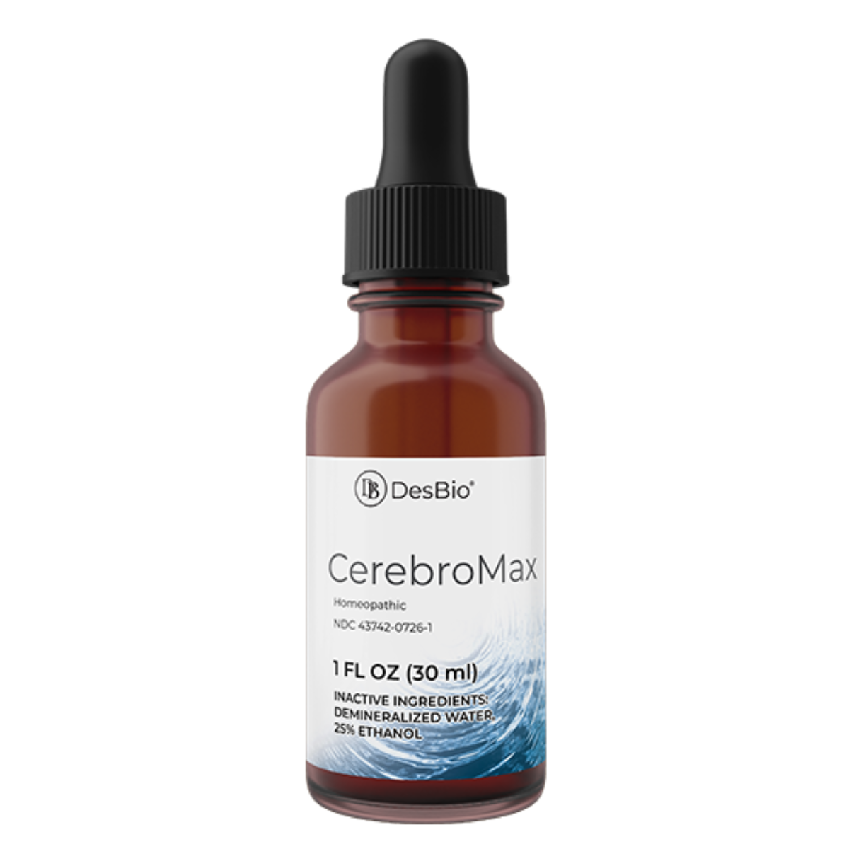 Cerebromax by DesBio for the temporary relief of symptoms related to sleep problems, memory problems, and emotional problems.