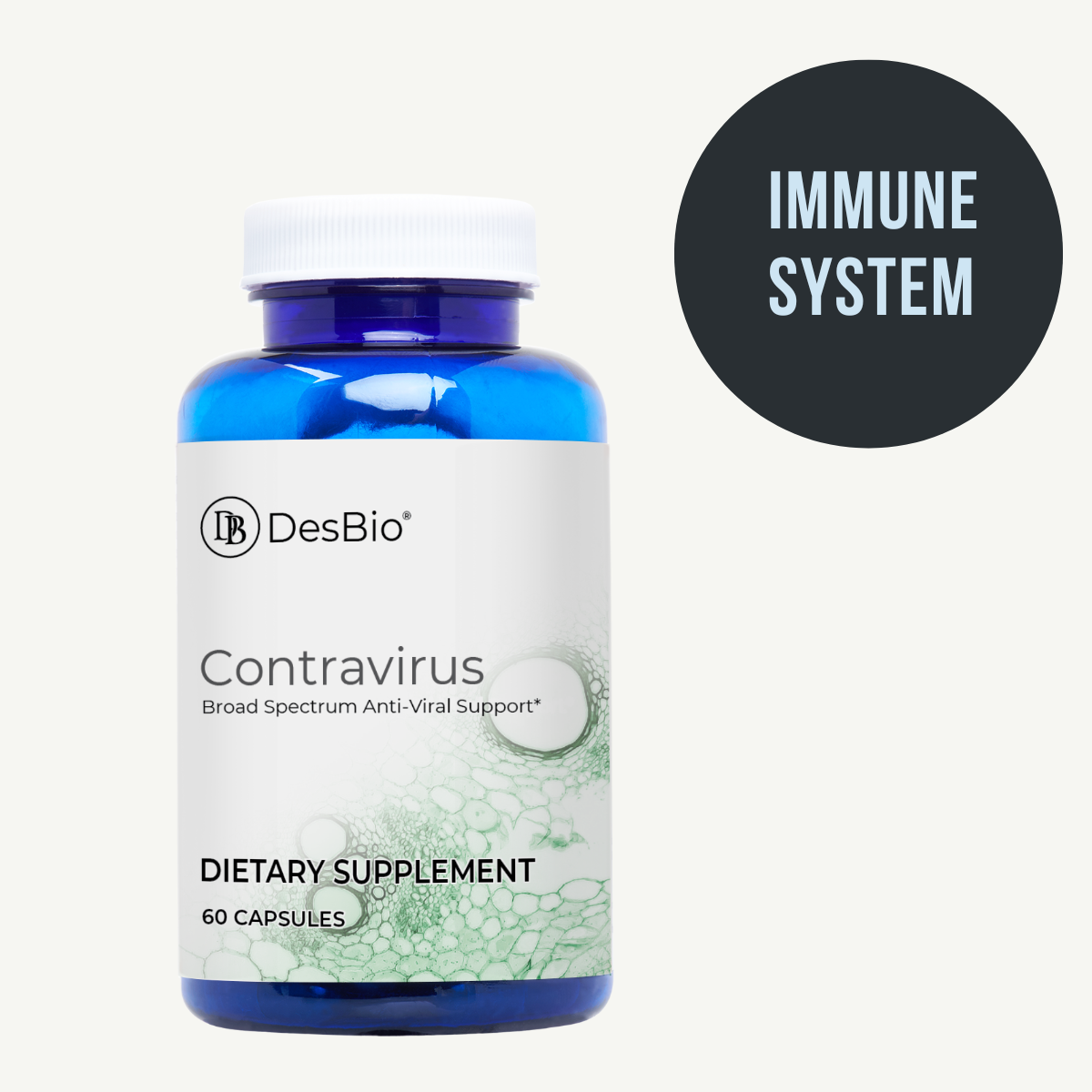 ContraVirus by Desbio Formulated to maintain the body’s natural healthy cellular defense, and immune response.