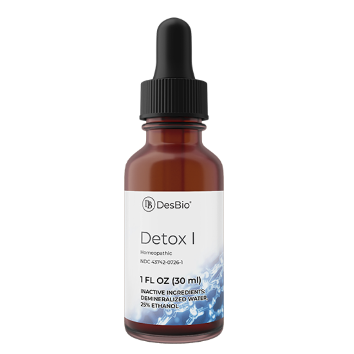 Detox I by DesBio for the temporary relief of symptoms related to digestive issues, such as bloating, gas, occasional diarrhea, occasional constipation, fatigue, and stomach upset