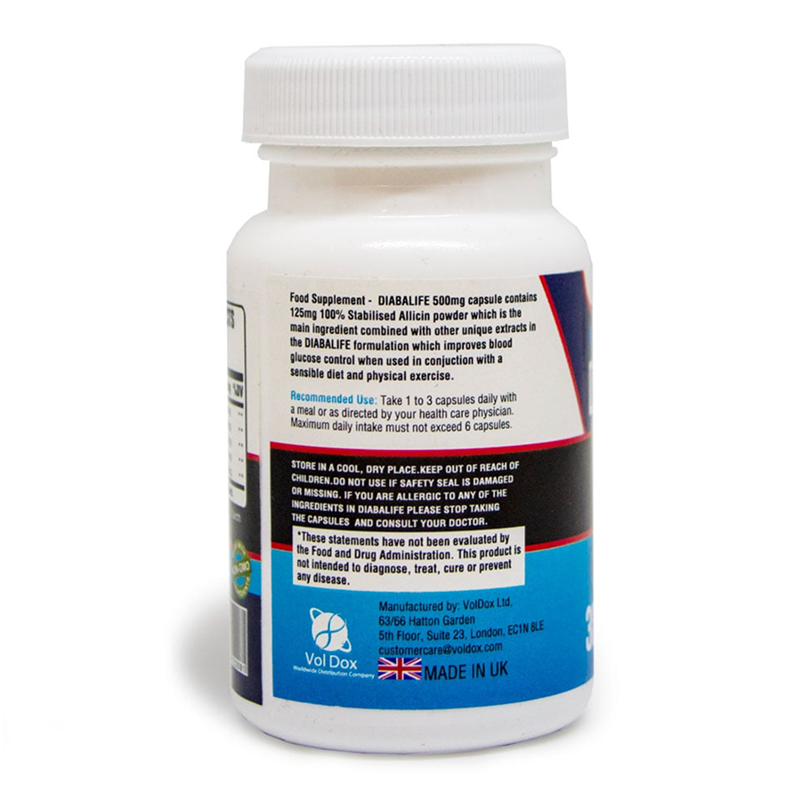 Diabalife 30 Capsules by AlliMax Nutraceuticals