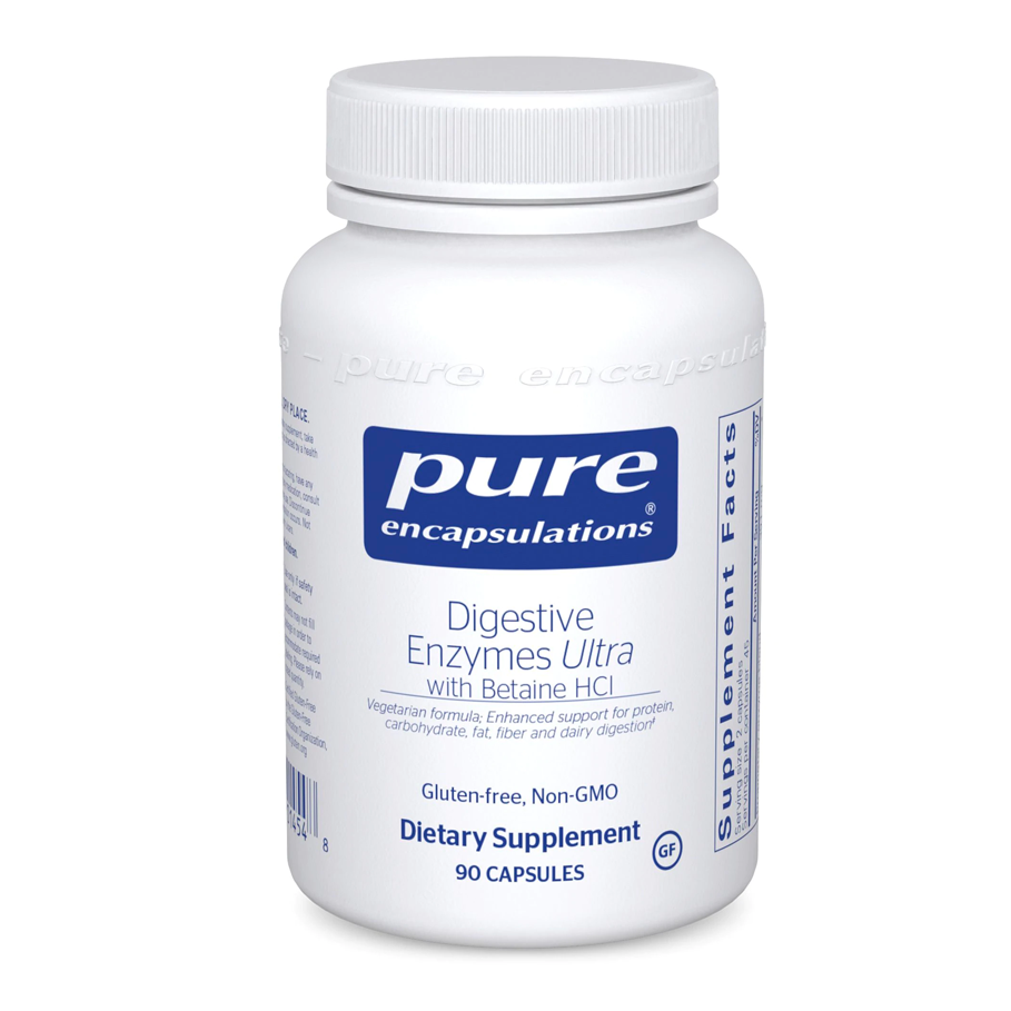 Digestive Enzymes Ultra with Betaine HCl 90 capsules by Pure Encapsulations