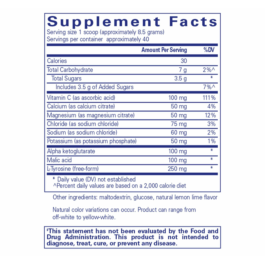 Electrolyte/Energy formula 340 grams by Pure Encapsulations