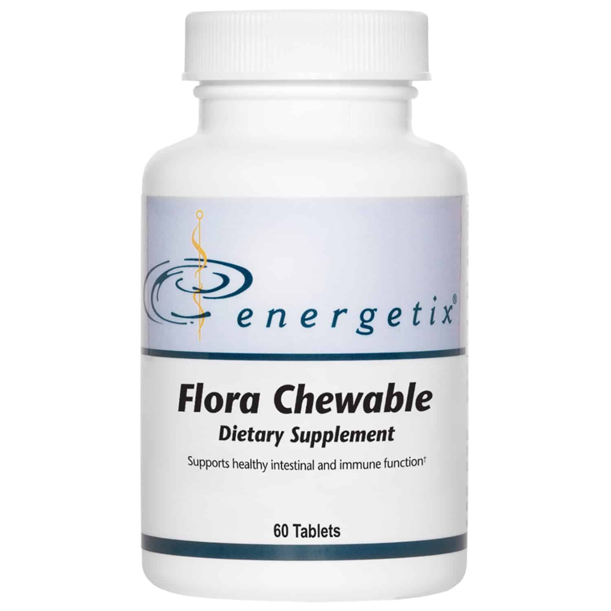 Flora Chewable contains the spore form probiotic Bacillus coagulans and prebiotic fructooligosaccharides (FOS), also called Chicory Root Inulin, to help support normal immune and digestive response. 