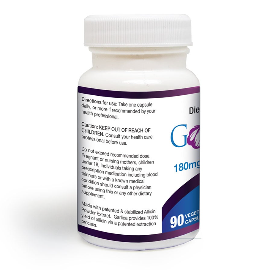 Garlica 90 Capsules by AlliMax Nutraceuticals