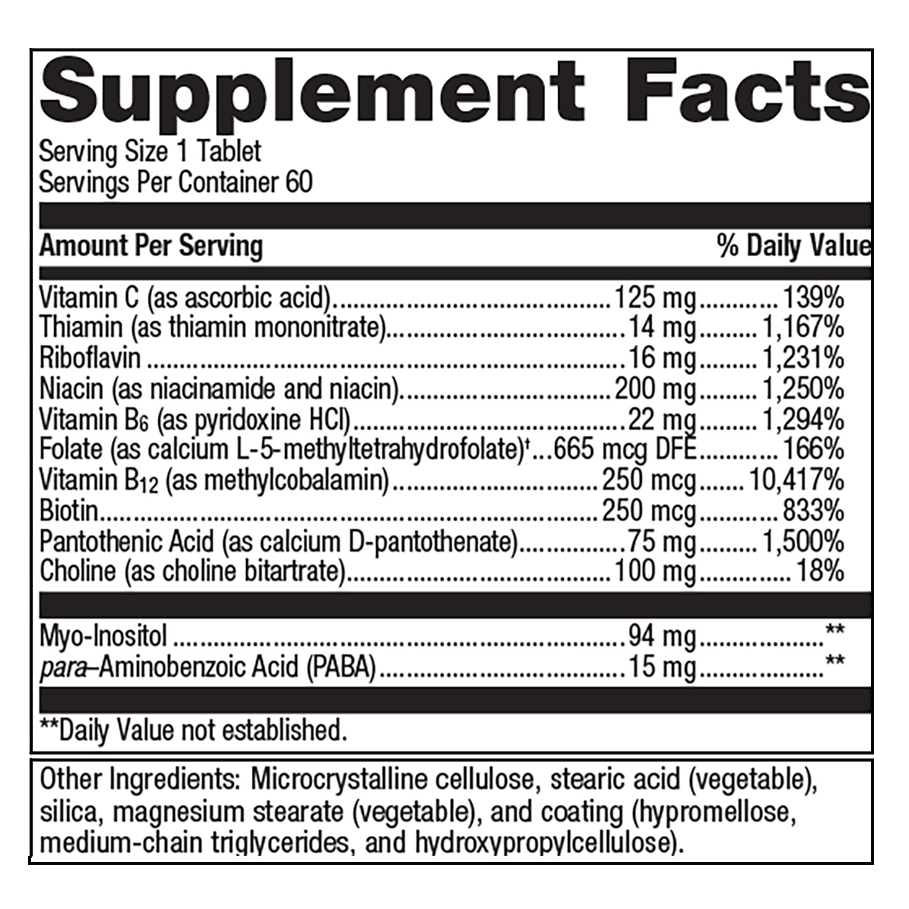 Glycogenics by Metagenics Ingredients Label