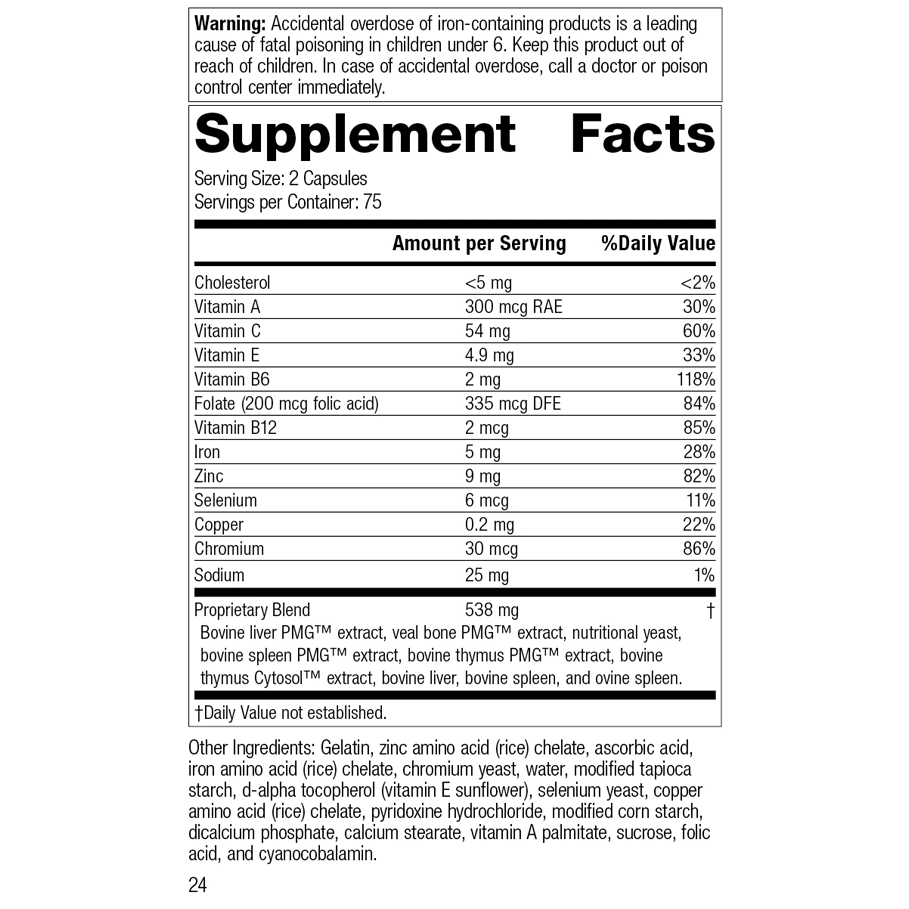 Immuplex (150 capsules) by Standard Process