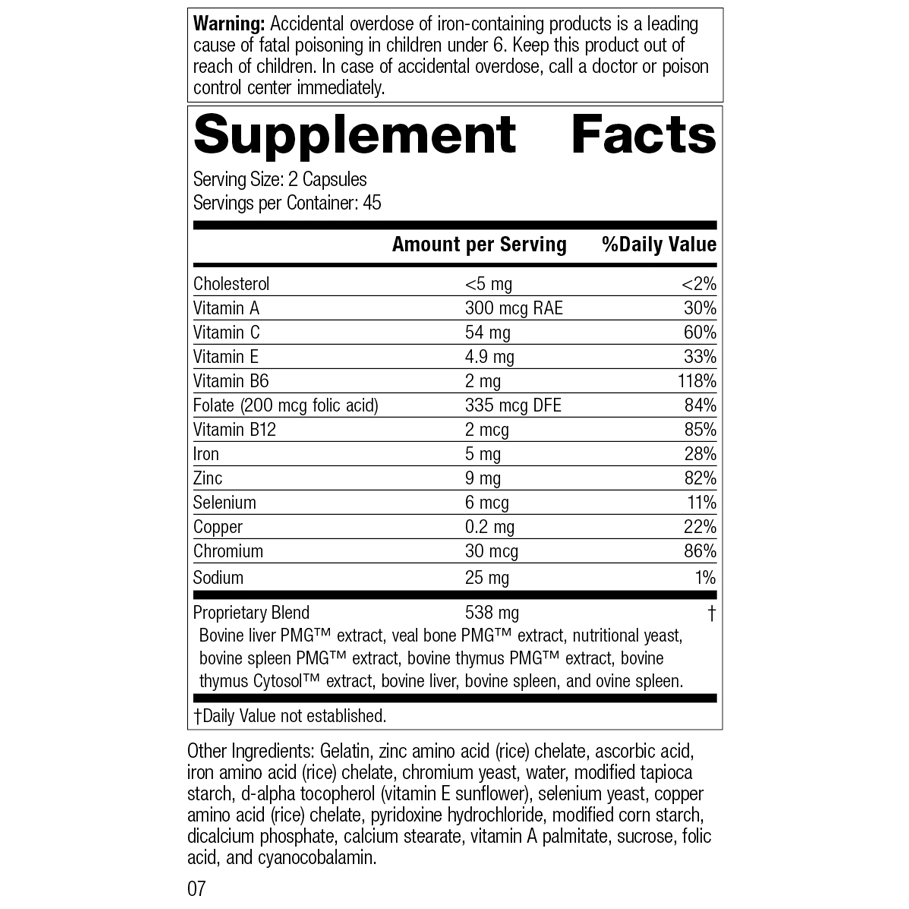 Immuplex (90 capsules) by Standard Process