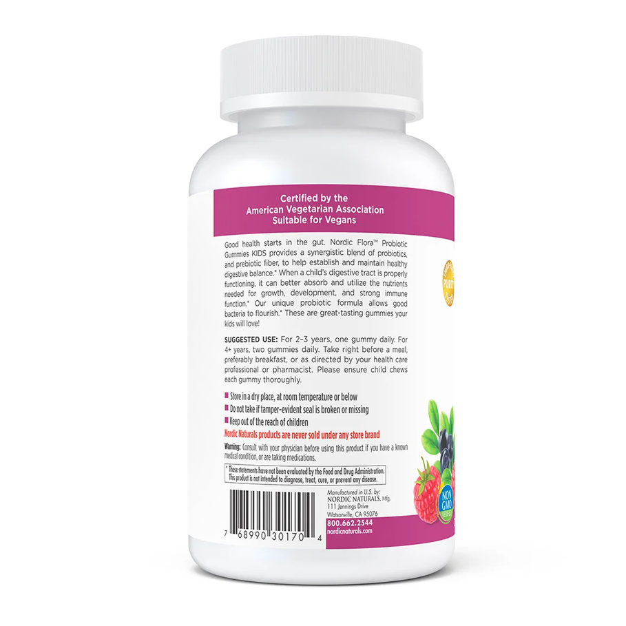 Kids Nordic Flora Probiotic Gummies by Nordic Naturals