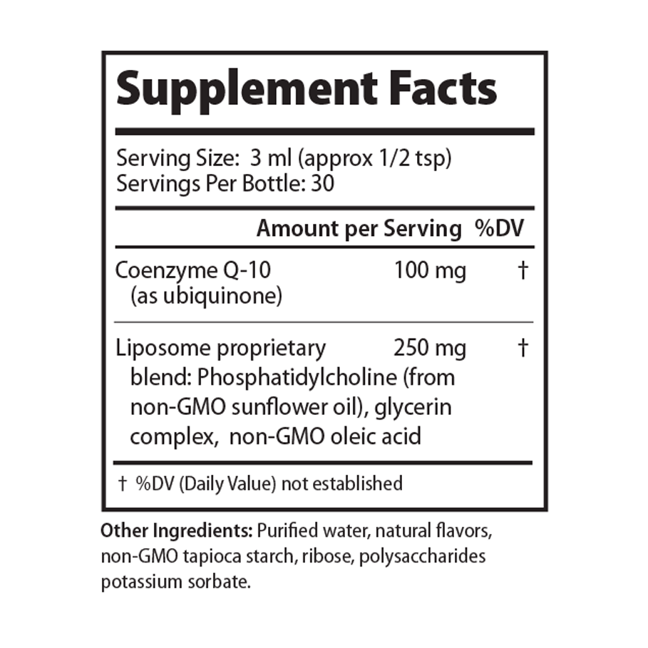 Liposomal CoQ10 by DesBio  provides high dose antioxidant protection in a superior delivery system that is highly absorbable. great for energy production and cardiovascular health.