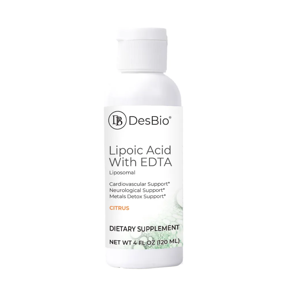 Liposomal Lipoic Acid with EDTA provides lipoic acid with ethylenediaminetetraacetic acid in a liposomal delivery system. This unique product provides a potent, oral option for practitioners looking to support patients suffering from toxic metal exposure.