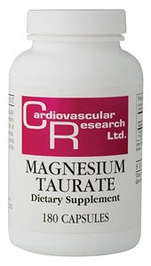 Magnesium Taurate 60 capsules by Cardiovascular Research Ltd.