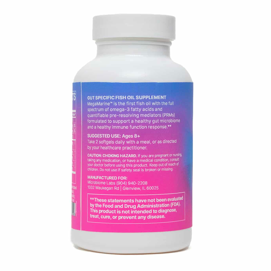 MegaMarine (Formerly Gut Specific Fish Oil) by Microbiome Labs