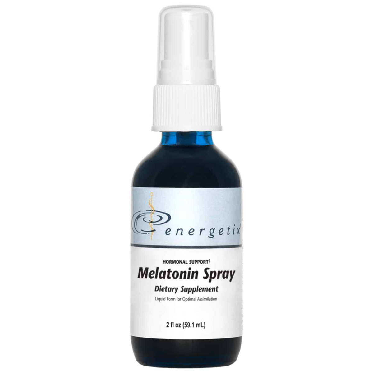 Liquid melatonin spray for sleep support. Great taste. 