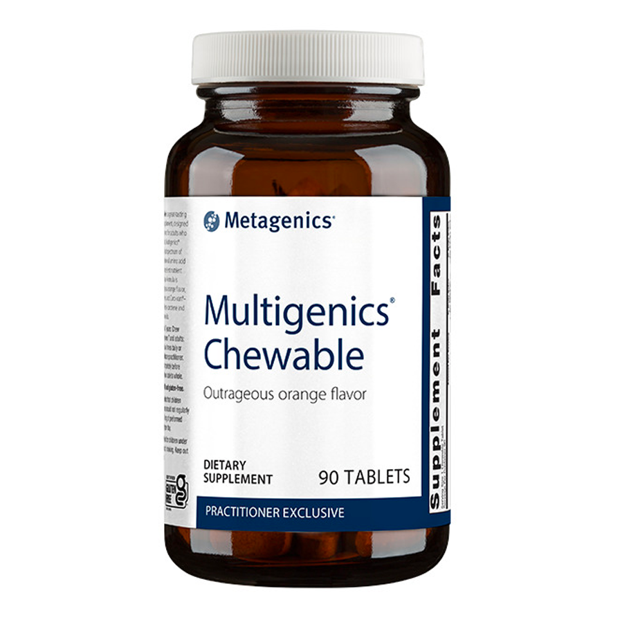 Multigenics Chewable Outrageous Orange Flavor by Metagenics