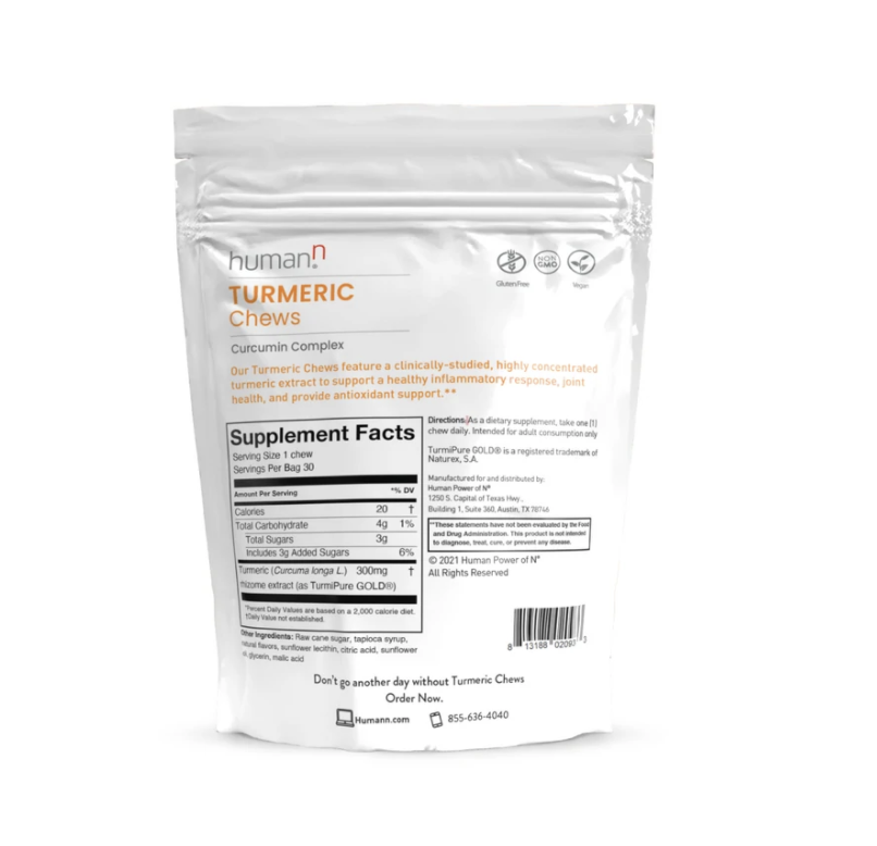 Turmeric Chews by Neogenis Labs / HumanN