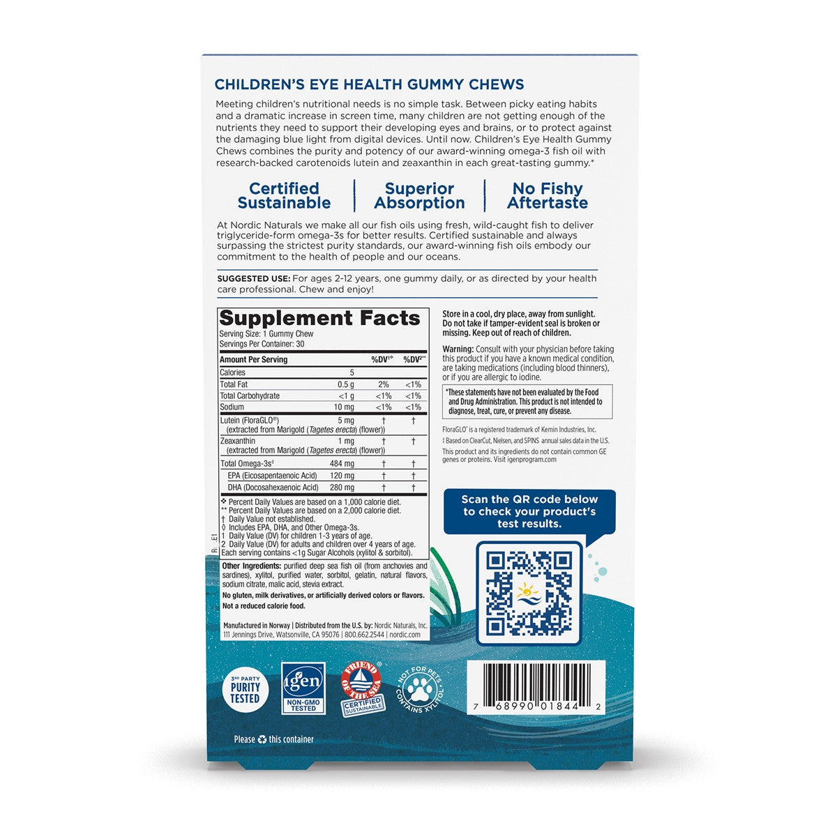 Children's Eye Health Gummies by Nordic Naturals