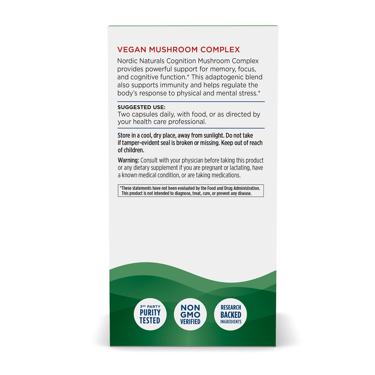 Cognition Mushroom Complex by Nordic Naturals