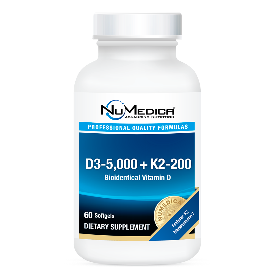D3-5,000 + K2-200 60 ct. by NuMedica
