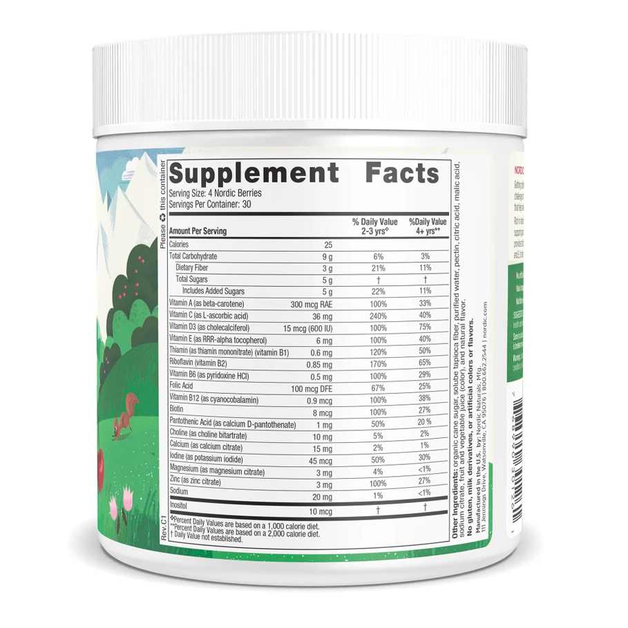 Nordic Berries Cherry Berry Flavor 120 Count by Nordic Naturals