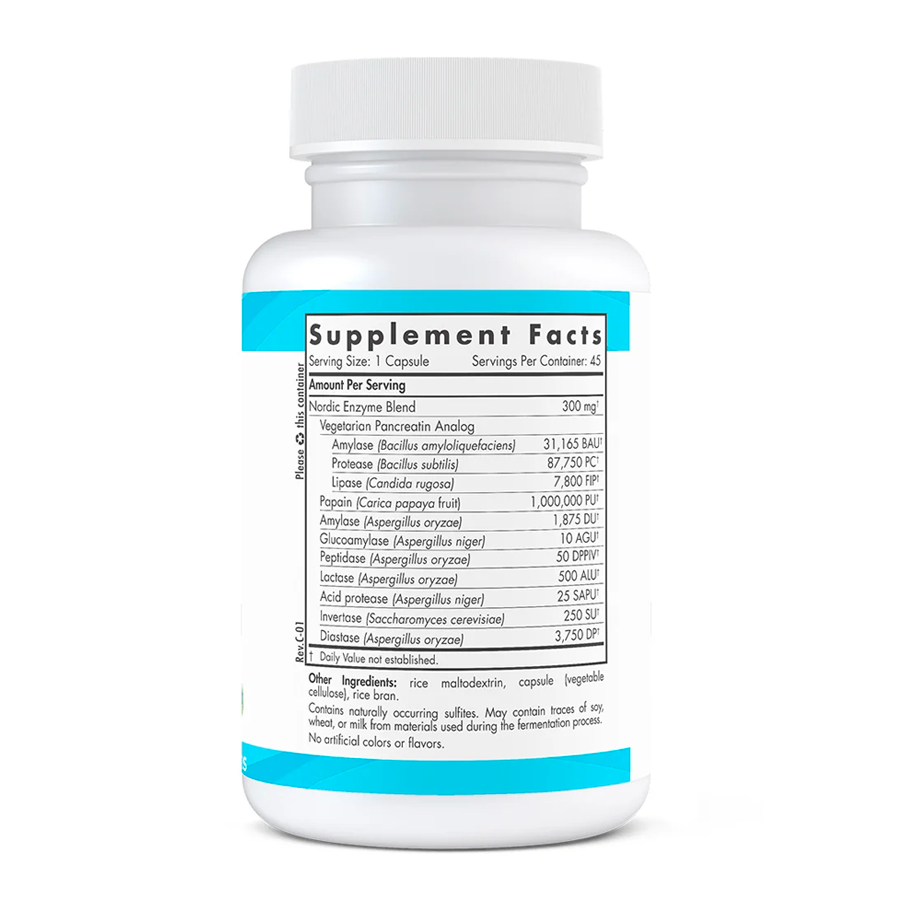 Nordic Flora Digestive Enzymes by Nordic Naturals