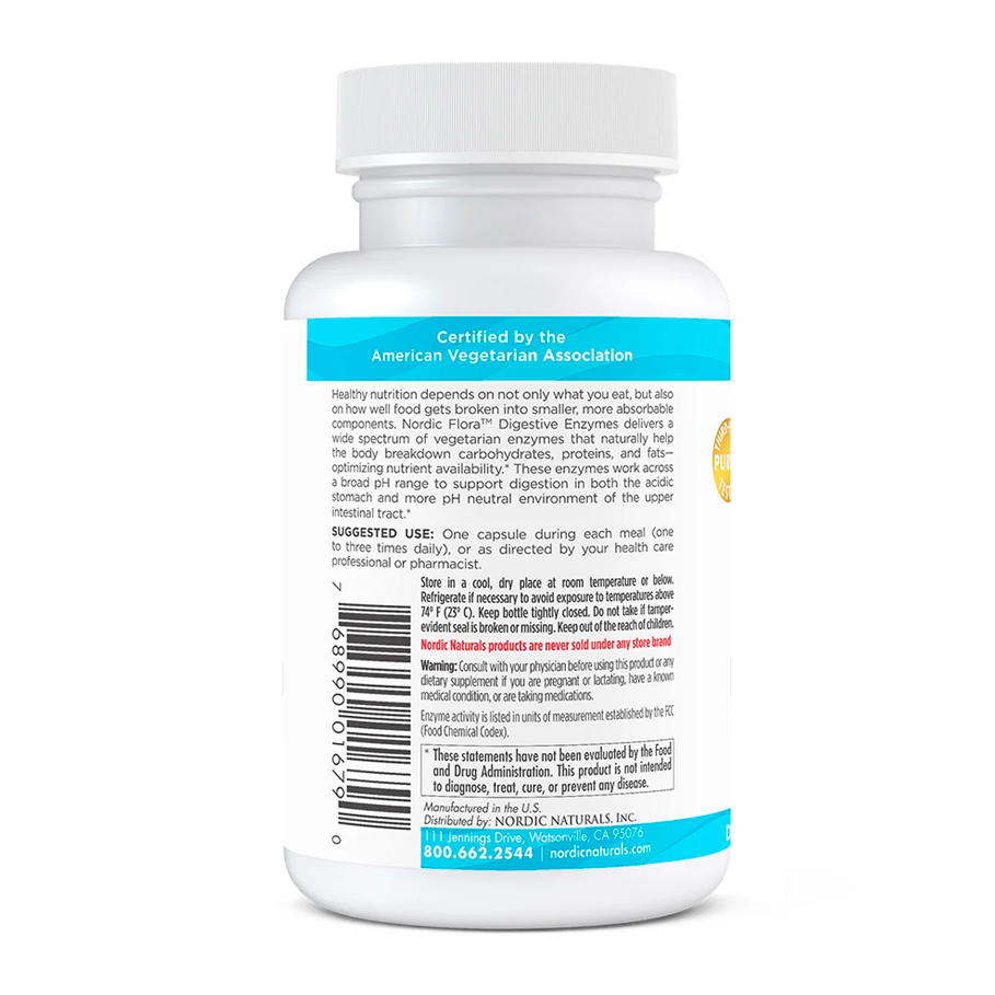 Nordic Flora Digestive Enzymes by Nordic Naturals