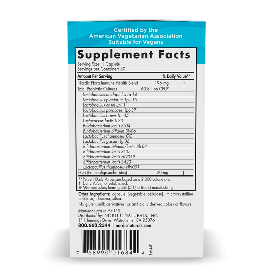 Nordic Flora Probiotic Immune Health by Nordic Naturals