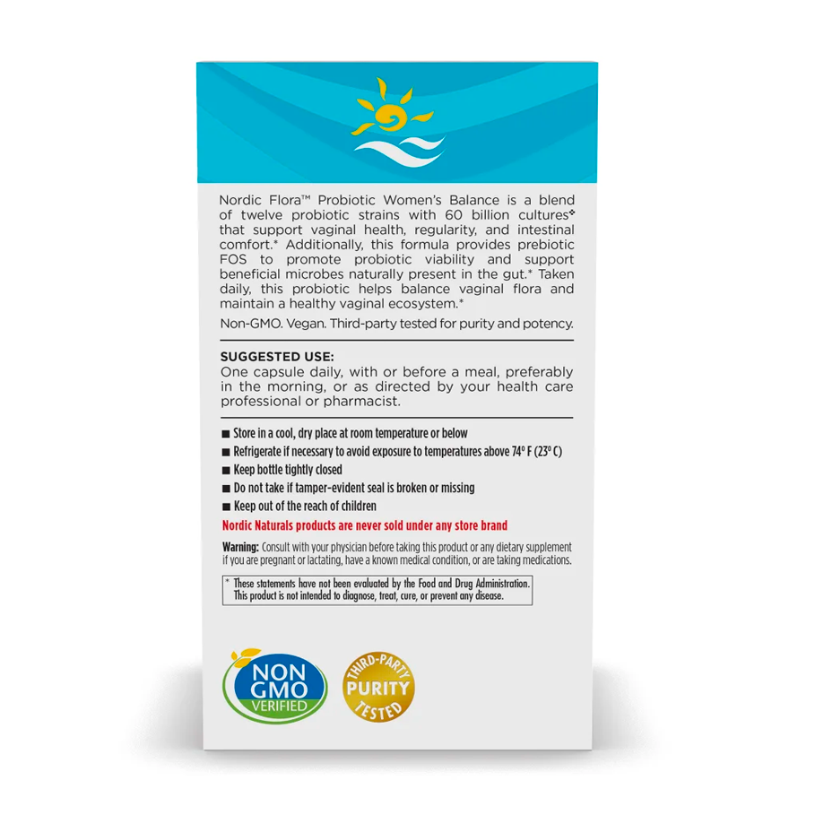 Nordic Flora Probiotic Women’s Balance by Nordic Naturals