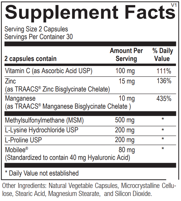 Collagen Factors by Ortho Molecular