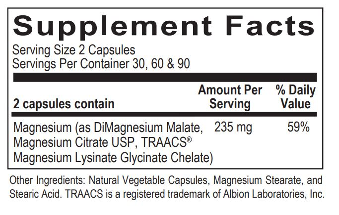 Reacted Magnesium (60 ct) by Ortho Molecular