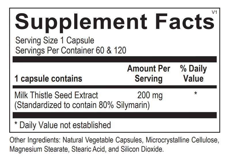 Silymarin Forte (60 ct) by Ortho Molecular