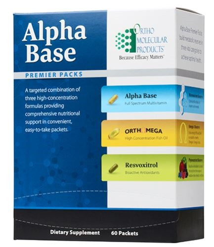 Alpha Base Premier Packs (60 ct) by Ortho Molecular
