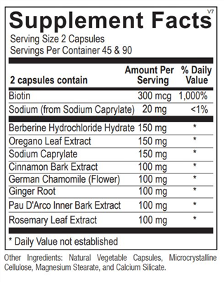 Candicid Forte (180 ct) by Ortho Molecular
