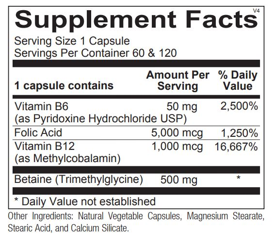 Cardio B (60 ct) by Ortho Molecular