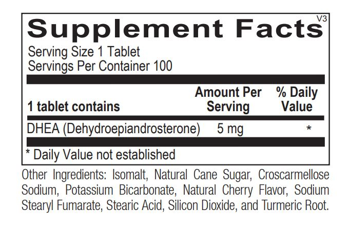 DHEA 5mg by Ortho Molecular