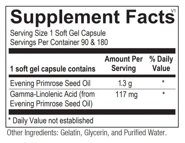 Evening Primrose Oil (90 ct) by Ortho Molecular