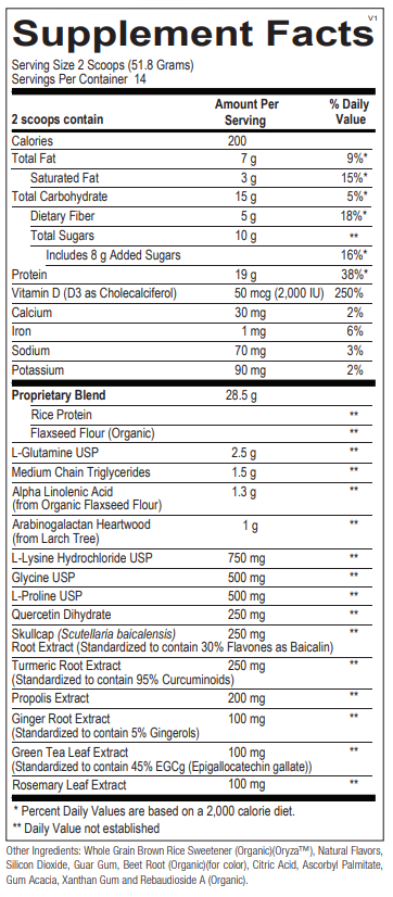 InflammaCORE Vanilla Chai by Ortho Molecular
