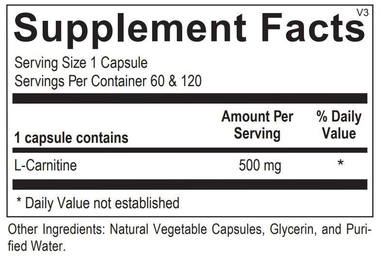 L-Carnitine 60ct by Ortho Molecular