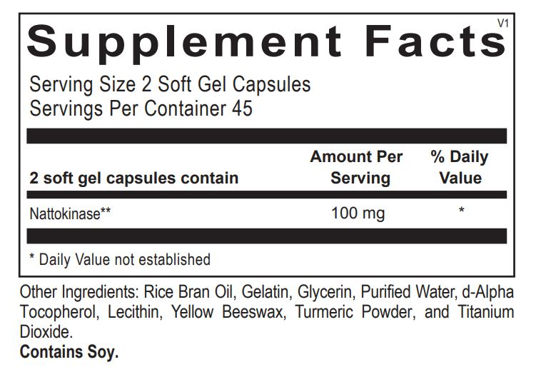 Nattokinase 60ct by Ortho Molecular