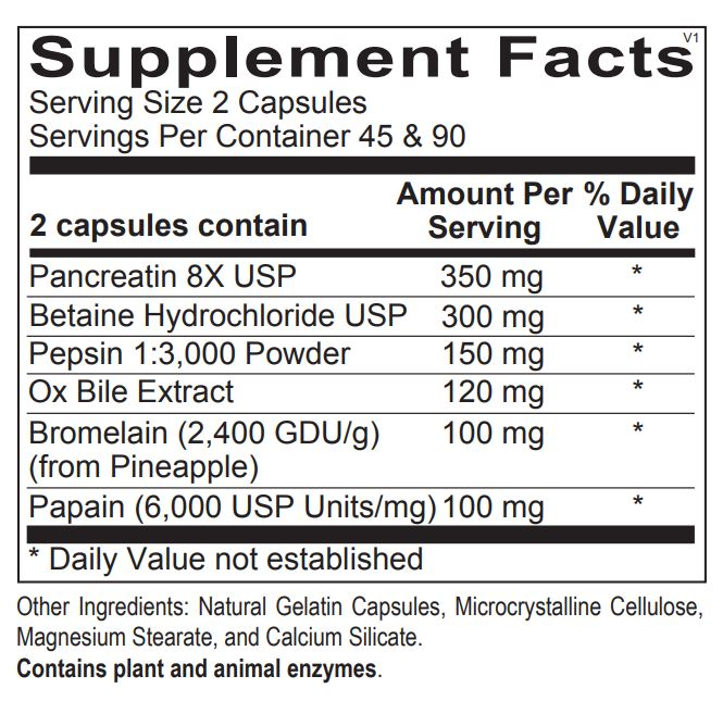 Ortho Digestzyme (90 ct) by Ortho Molecular