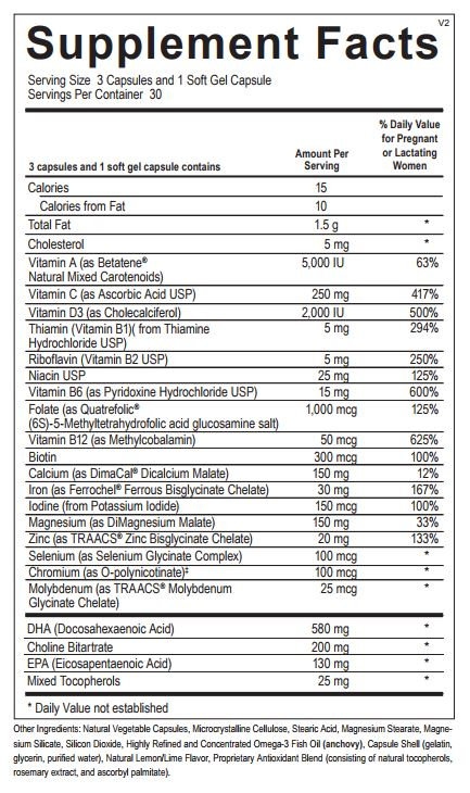 Prenatal Complete by Ortho Molecular
