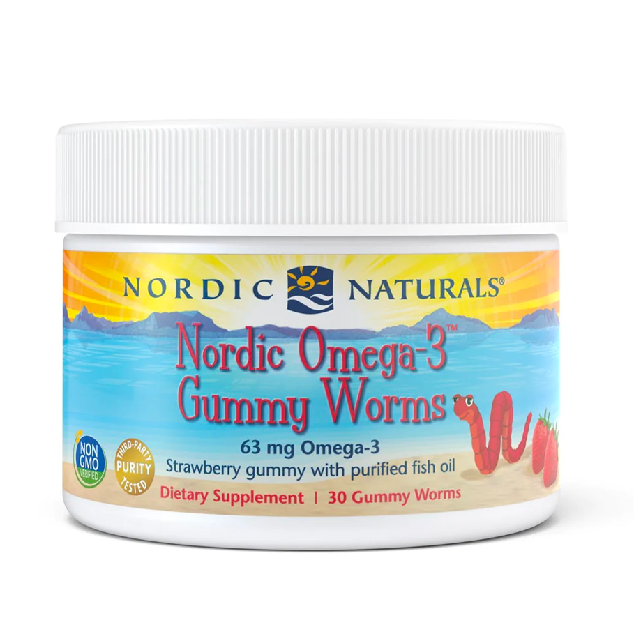 Nordic Omega-3 Gummy Worms by Nordic Naturals