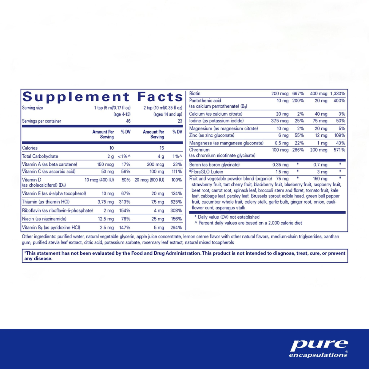 LiquiNutrients 230 ml by Pure Encapsulations
