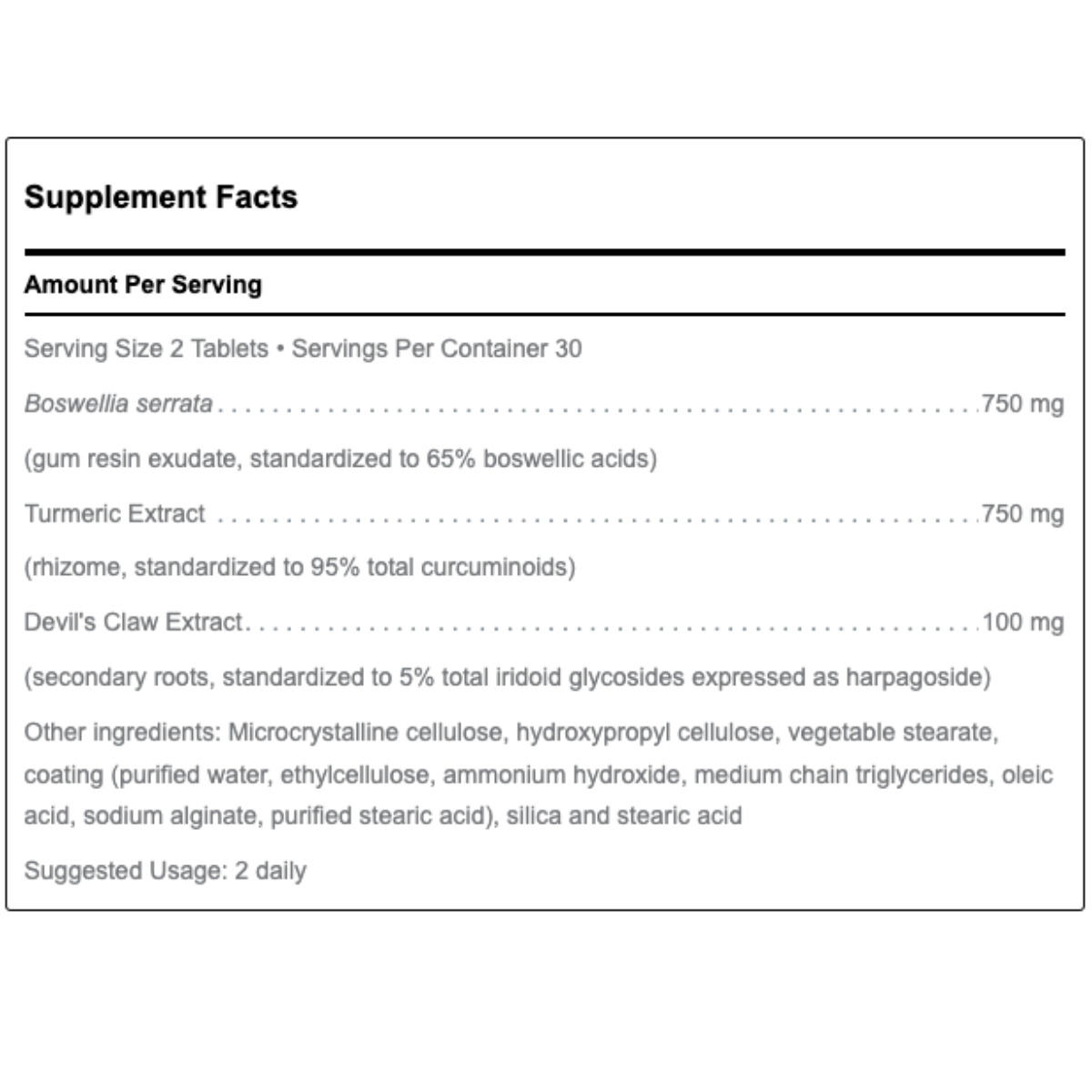 BOSWELLIA-TURMERIC COMPLEX by Douglas Labs